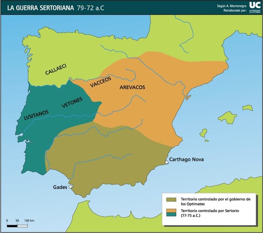 Comienzo Guerras Sertorianas