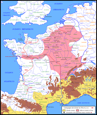 Inicio Guerra de las Galias