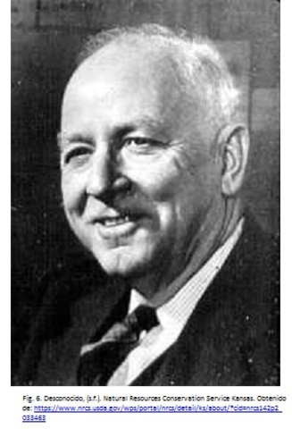 Se crea el Servicio de Conservación de Recursos Naturales. Se origina por la cantidad de erosión en la tierra en el Oeste de los EU (Pierri, s.f.).