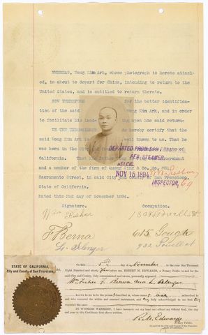 United States vs. Wong Kim Ark