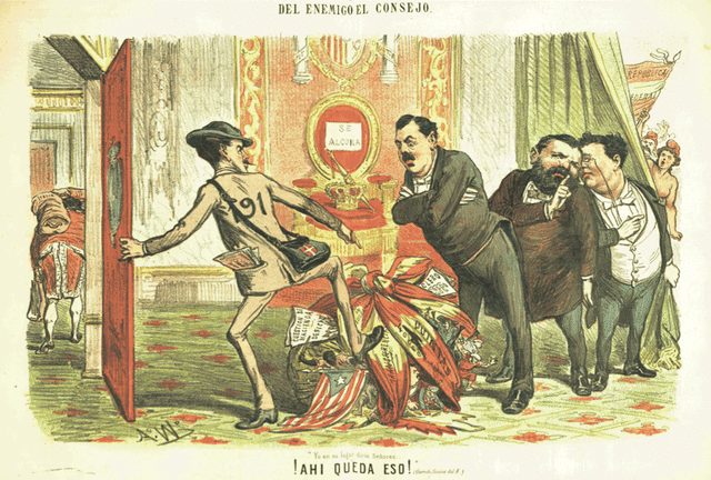 Abdicación de Amadeo I.