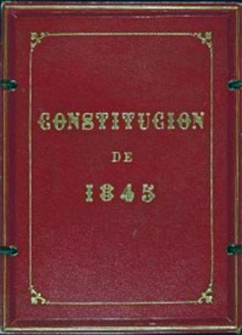 CONSTITUCIÓ DE 1845