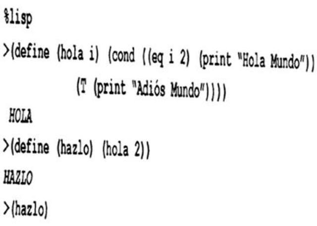 Lenguaje de programacion LISP