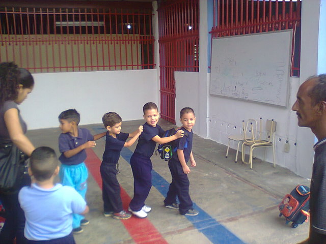 Marchando en el Pre-escolar