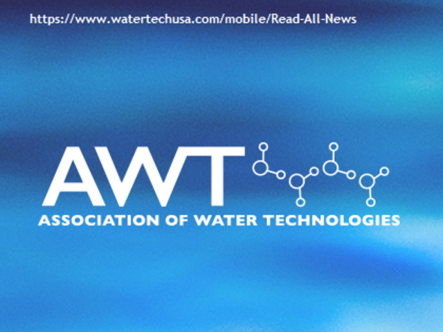 Se forma The Association of Water Technologies (AWT)