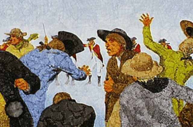 British troops occupy Boston