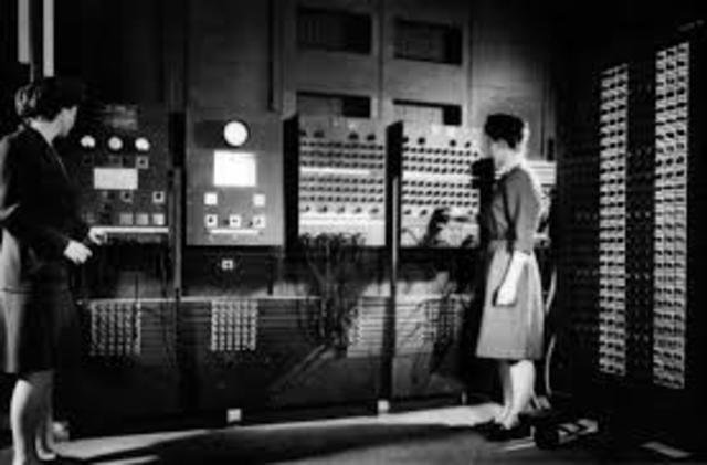 ENIAC (Electronic Numerical Integrator and Calculator) - John Mauchly & John Eckert.