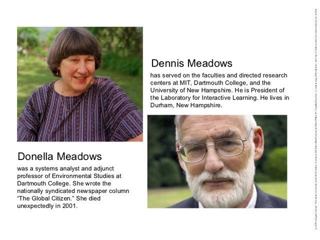 Meadows y Meadows “Los límites del crecimiento” por el Club de Roma