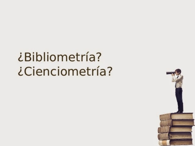 Generalización término bibliometría