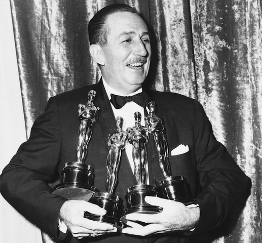 Walt won his first academy award.