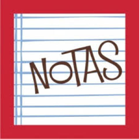 Notas de la 2º evaluación