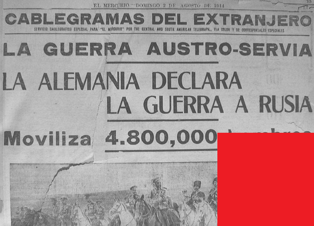 Alemania declara la guerra a Rusia. Francia y Alemania decretan la movilización general