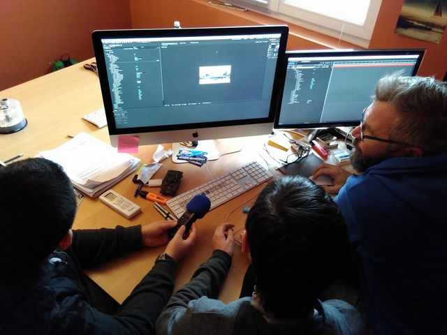 Premiers ateliers aux Hirondelles