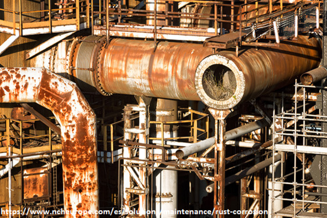 investigación sobre el efecto de las bacterias en la corrosión de las calderas.