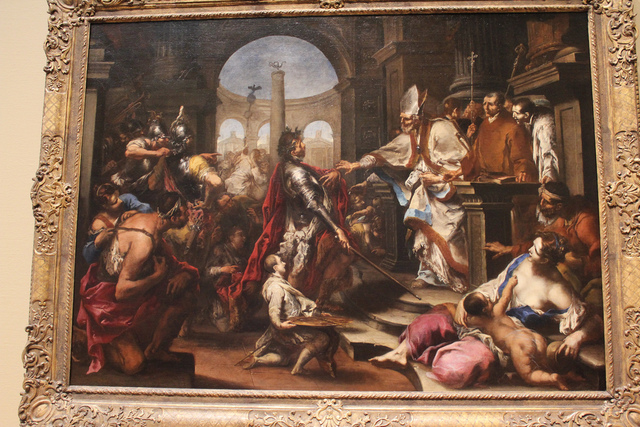 Ambrose Defies emperor