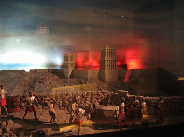 Titus destroys Jerusalem