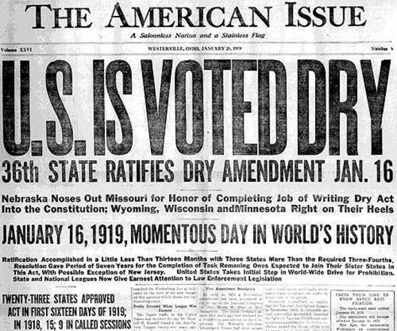 Prohibition and the 18th Amendment