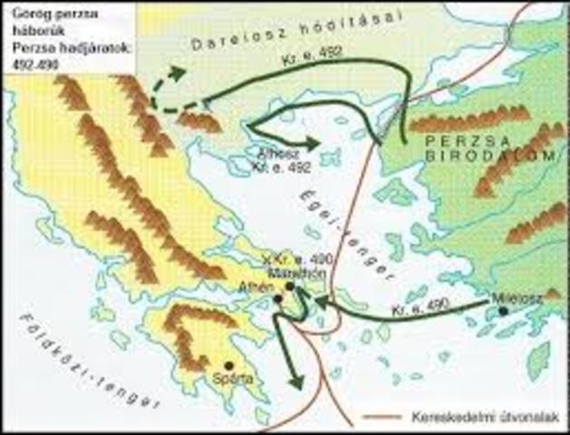 Az első perzsa támadás