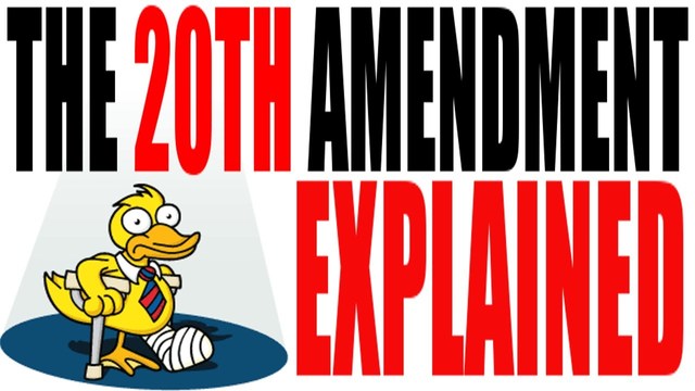 20th Amendment