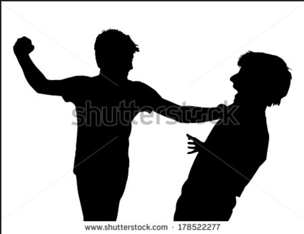 The big fight (Joey and Tino)