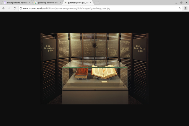 Gutenberg Produces the first Printed Bible