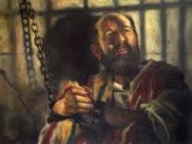 El encarcelamiento de Pablo en Roma