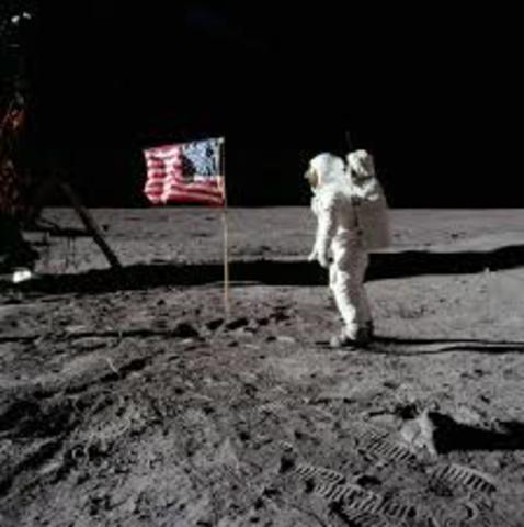 Neil Armstrong Walks on the Moon