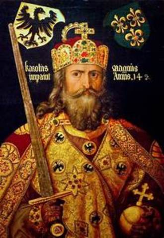 Charlemagne Crowned Holy Roman Emperor