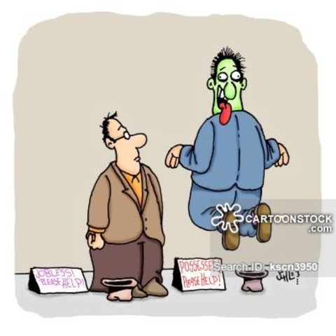 Saw a Demon Possessed Person (Not a funny moment, but the picture is kinda funny.)