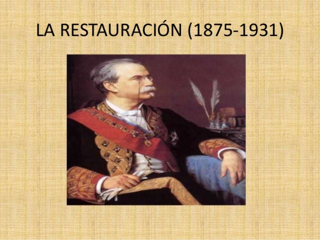 LA RESTAURACIÓN