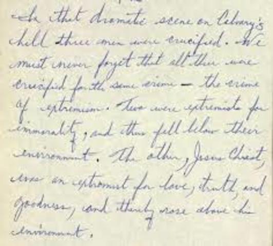 The letter from brimingham jail