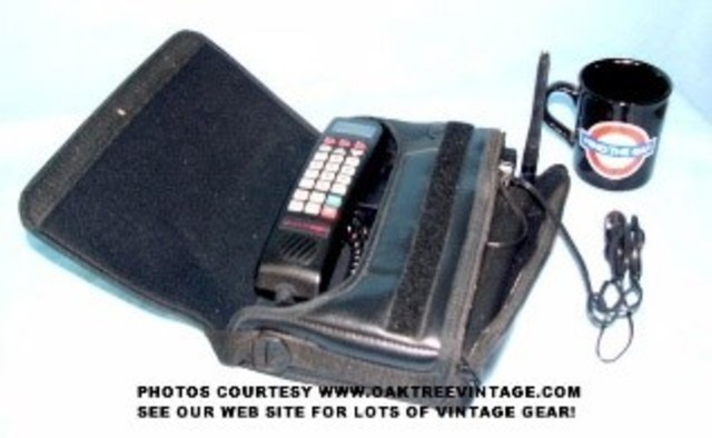 May 1985:  Cellular Bag Phone