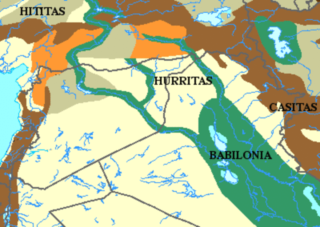 LOS HURRITAS OCUPARON GRAN PARTE DEL TERRITORIO QUE ASIRÍA HABIA CONQUISTADO