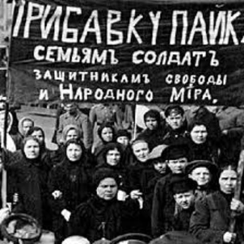 Manifestaciones en 1917