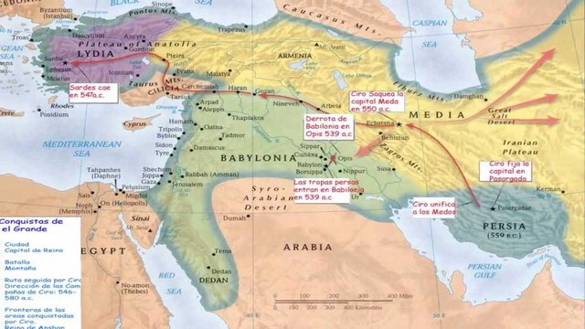 CIRO SE ENCONTRABA ATACANDO LA CAPITAL BABILONICA