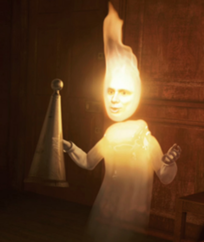 Visted by Ghost of Christmas Past.