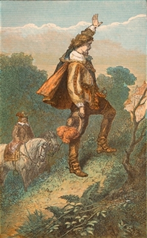 James II goes to France in Exile.