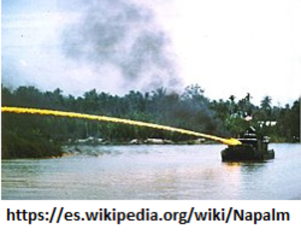 Dow Decide la fabricación de Napalm Combustible de combustión mas duradera