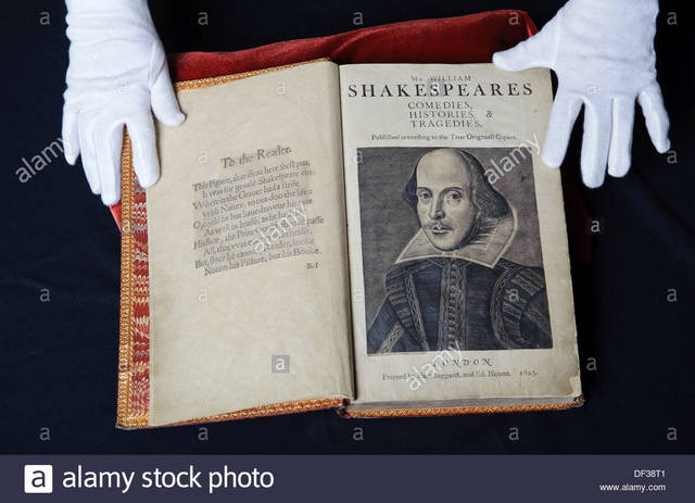 Publication of Shakespeare's First Folio