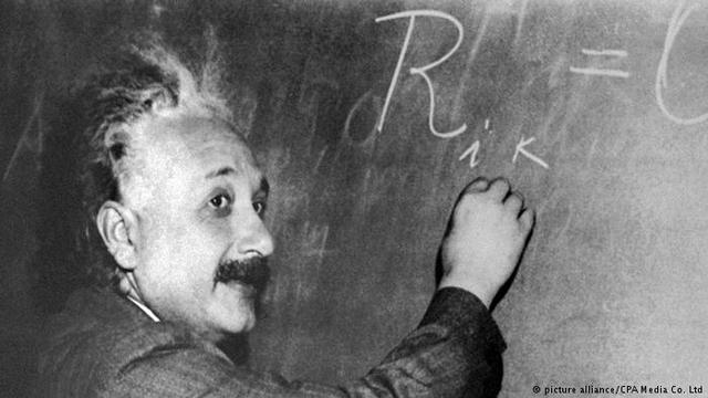 Albert Einstein was born