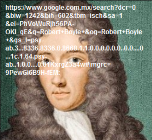 Robert Boyle reacciona metales con ácido, formando hidrógeno