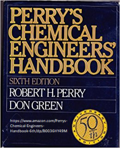 Manual del ingeniero químico por Perry