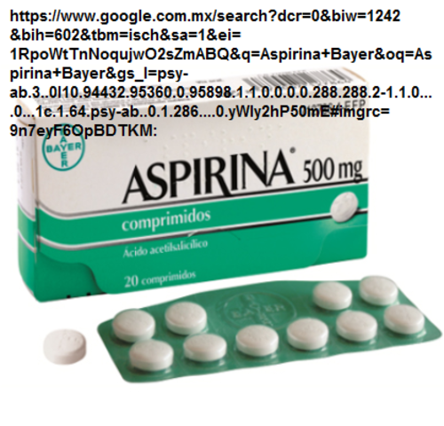 Aspirina Bayer disponible para público