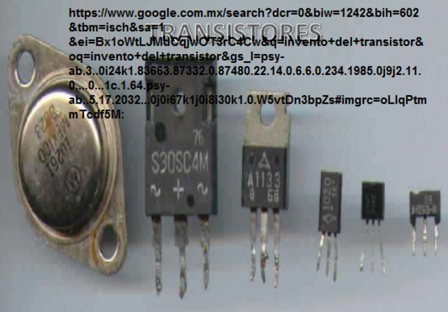 Invento de transistor