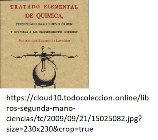 Antoine Lavoisier publica Tratado química elemental
