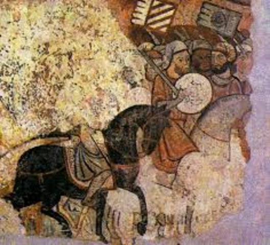 Almansor saqueja Barcelona.