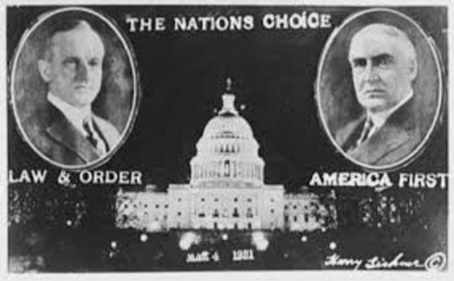 Warren G. Harding's "Return to Normalcy"