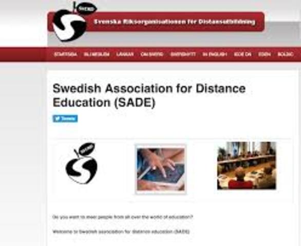 Creación de la Swedish Association for Distance Education en Suecia