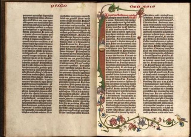 Gutenberg Produces the First Printed Bible