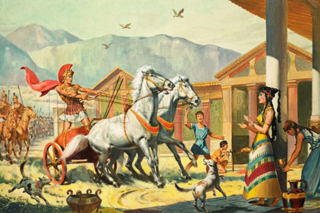 Agamemnon Returns Home